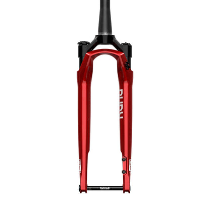 RockShox, Rudy Ultimate XPLR A2, Suspension Fork, 700C, Solo Air, 30mm, 1-1/8''-1.5'', 12x100mm TA, Rake: 45mm, Red