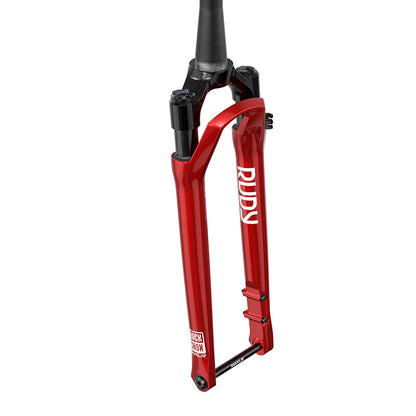 RockShox, Rudy Ultimate XPLR A2, Suspension Fork, 700C, Solo Air, 40mm, 1-1/8''-1.5'', 12x100mm TA, Rake: 51mm, Red