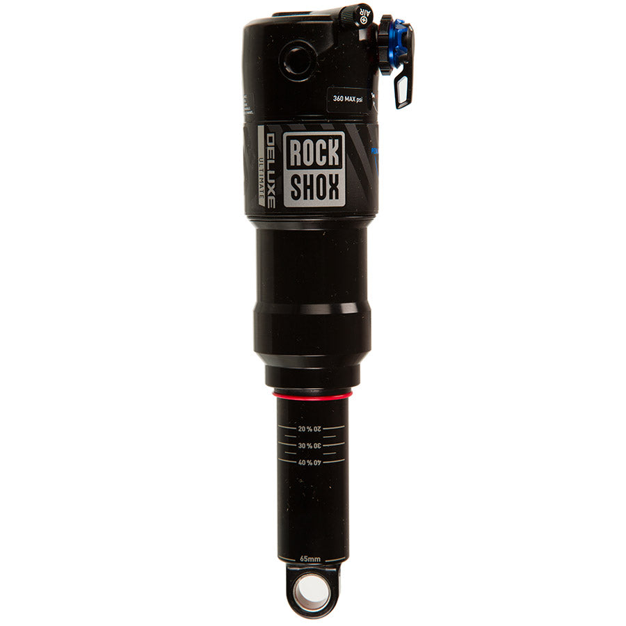 RockShox, Deluxe Ultimate C2, Rear shock, 185x55, Shaft Eyelet: Trunnion, Body Eyelet: Standard, 4 Neg/0 Pos Tokens, Reb55/Comp30, Lockout 4