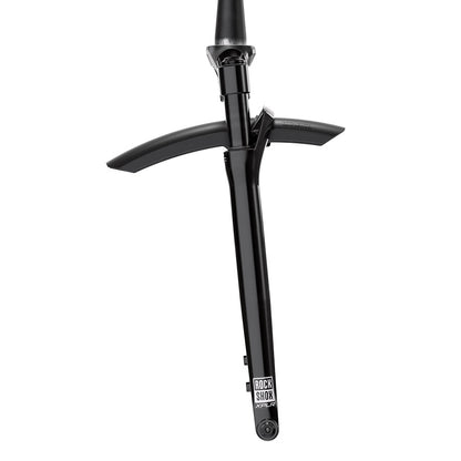 RockShox, Rudy XL Ultimate A1, Suspension Fork, 700C, Solo Air, 50mm, 1-1/8''-1.5'', 12x100mm TA, Rake: 45mm, Black