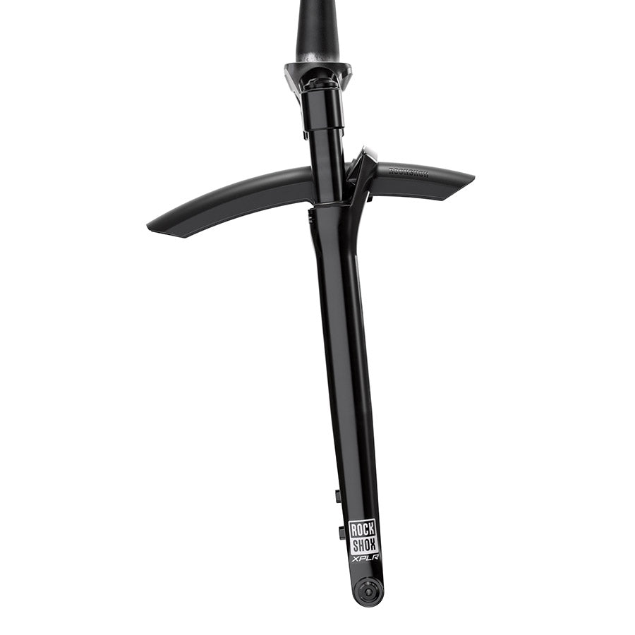 RockShox, Rudy XL Ultimate A1, Suspension Fork, 700C, Solo Air, 50mm, 1-1/8''-1.5'', 12x100mm TA, Rake: 45mm, Black