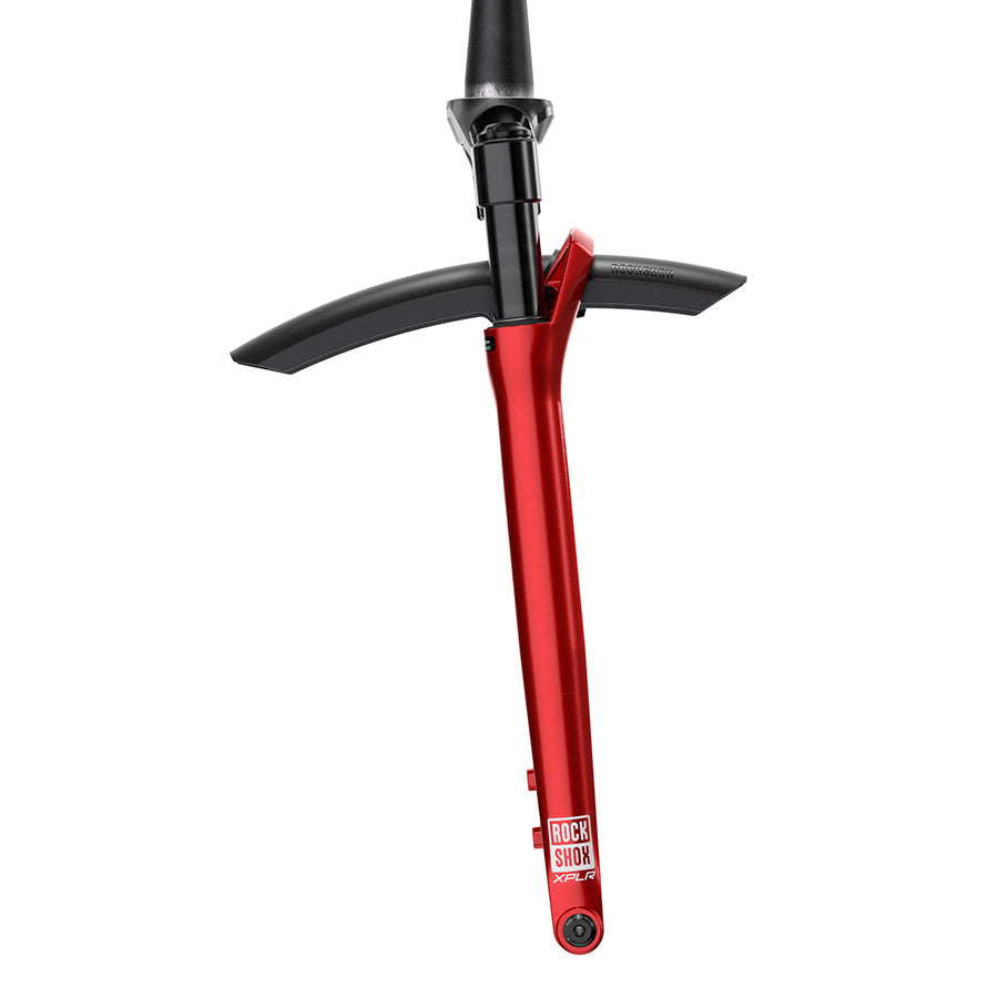 RockShox, Rudy XL Ultimate A1, Suspension Fork, 700C, Solo Air, 60mm, 1-1/8''-1.5'', 12x100mm TA, Rake: 45mm, Red