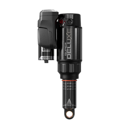 RockShox, Super Deluxe FLT Attendant D1, Rear shock, 185x55, Shaft Eyelet: Trunnion, Body Eyelet: Standard, Token Loc 3, Reb55/Comp37, Mid4-Lock6, Trek Fuel EX 2023+