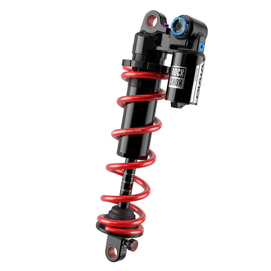 RockShox, Vivid Coil Ultimate DH D1, Rear shock, 250x75, Shaft Eyelet: Standard, Body Eyelet: Standard, Reb55/Comp34, Neck Valve5