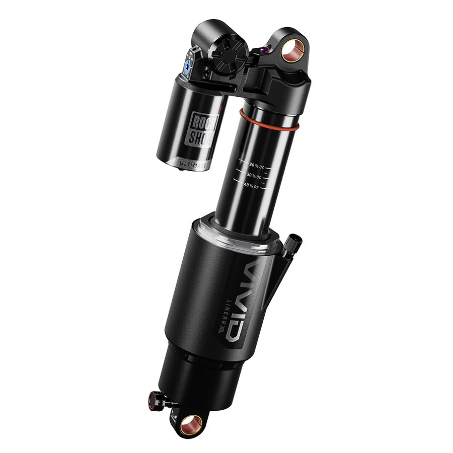 RockShox, Vivid Ultimate DH D1, Rear shock, 250x75, Shaft Eyelet: Standard, Body Eyelet: Standard, 2 Tokens, Reb55/Comp34