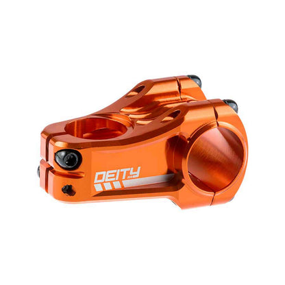 Deity, Copperhead, Stem, Diameter: 31.8mm, Length: 50mm, Steerer: 1-1/8'', 0°, Orange