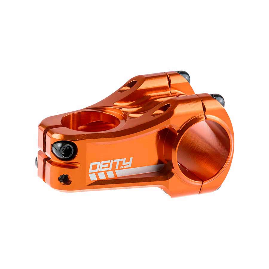 Deity, Copperhead, Stem, Diameter: 31.8mm, Length: 50mm, Steerer: 1-1/8'', 0°, Orange