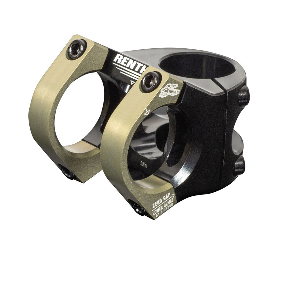 Renthal, V2 Apex, Stem, Diameter: 31.8mm, Length: 40mm, Steerer: 1-1/8'', Gold