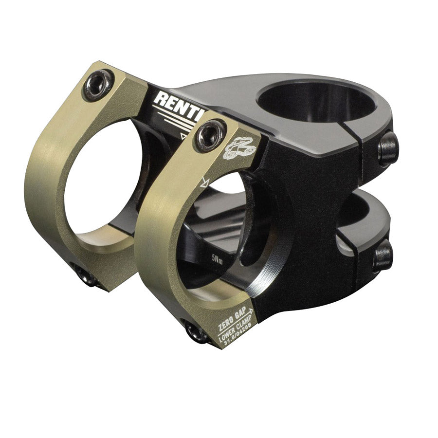 Renthal, V2 Apex, Stem, Diameter: 31.8mm, Length: 50mm, Steerer: 1-1/8'', Gold