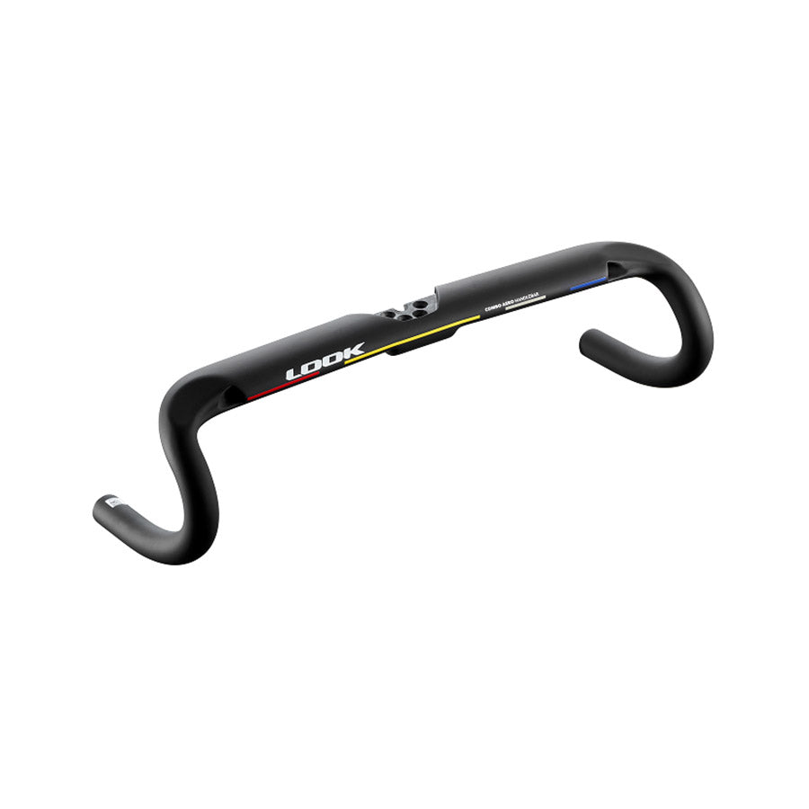 Look, Combo Aero ProTeam Mat Glossy, Drop Handlebar, 420mm, Black