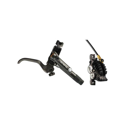 Shimano, Saint BL/BR-M820, MTB Hydraulic Disc Brake, Rear, Post mount, Disc: Not included, 312g, Black, Kit