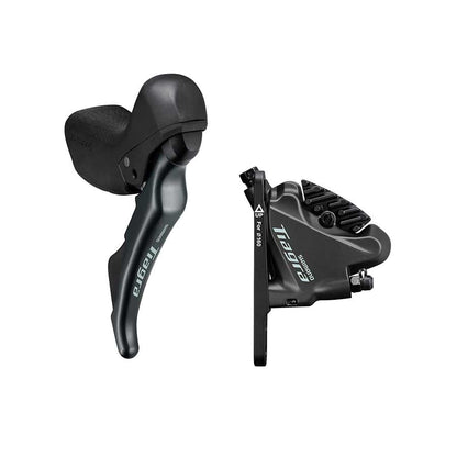 Shimano, Tiagra ST-R4720-R / BR-4770-R, Road Hydraulic Disc Brake, Rear, Flat mount, Not included, Grey, Set