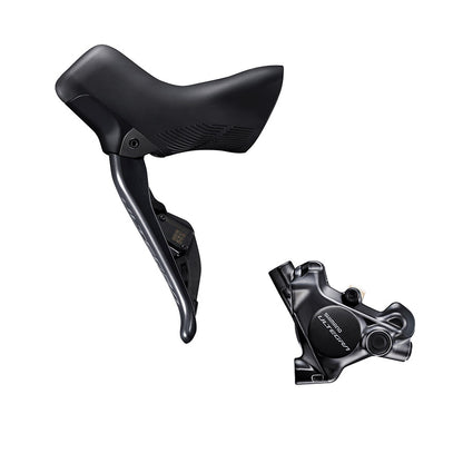 Shimano, Ultegra Di2 ST-R8170 / BR-R8170, Road Hydraulic Disc Brake, Rear, Flat mount, 160mm, Black, IR8170DRRDSC170F