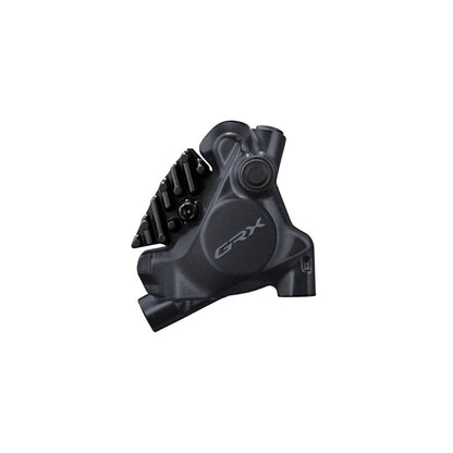 Shimano, GRX BR-RX410, Road Hydraulic Disc Brake, Rear, Flat mount, 140 or 160mm (not included), 109g, Black