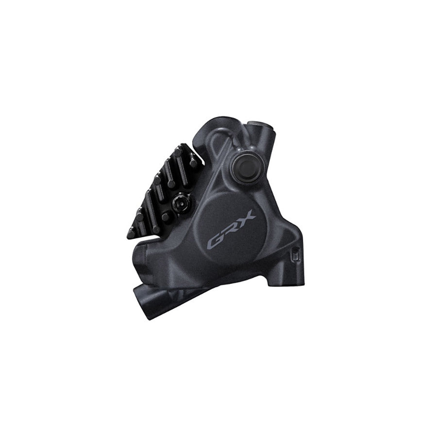 Shimano, GRX BR-RX410, Road Hydraulic Disc Brake, Rear, Flat mount, 140 or 160mm (not included), 109g, Black