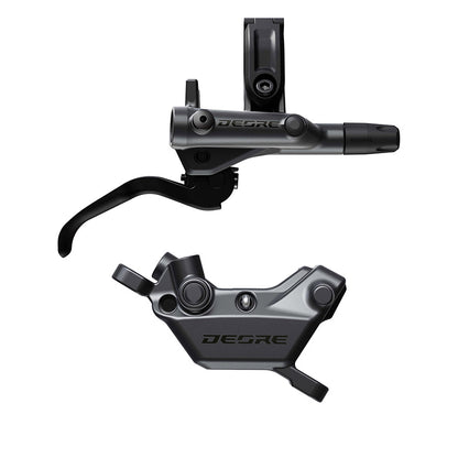 Shimano, Deore BL-M6200 / BR-6220, MTB Hydraulic Disc Brake, Rear, Post mount, Disc: 200 or 220mm (not included), Black, EM62201JRRXMA170