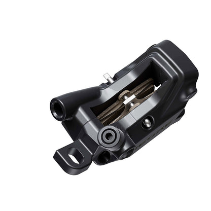 Shimano, Deore BR-M6200, MTB Hydraulic Disc Brake, Front or Rear, Post mount, Disc: 200 or 220mm (not included), Black, EBRM6220MPMX