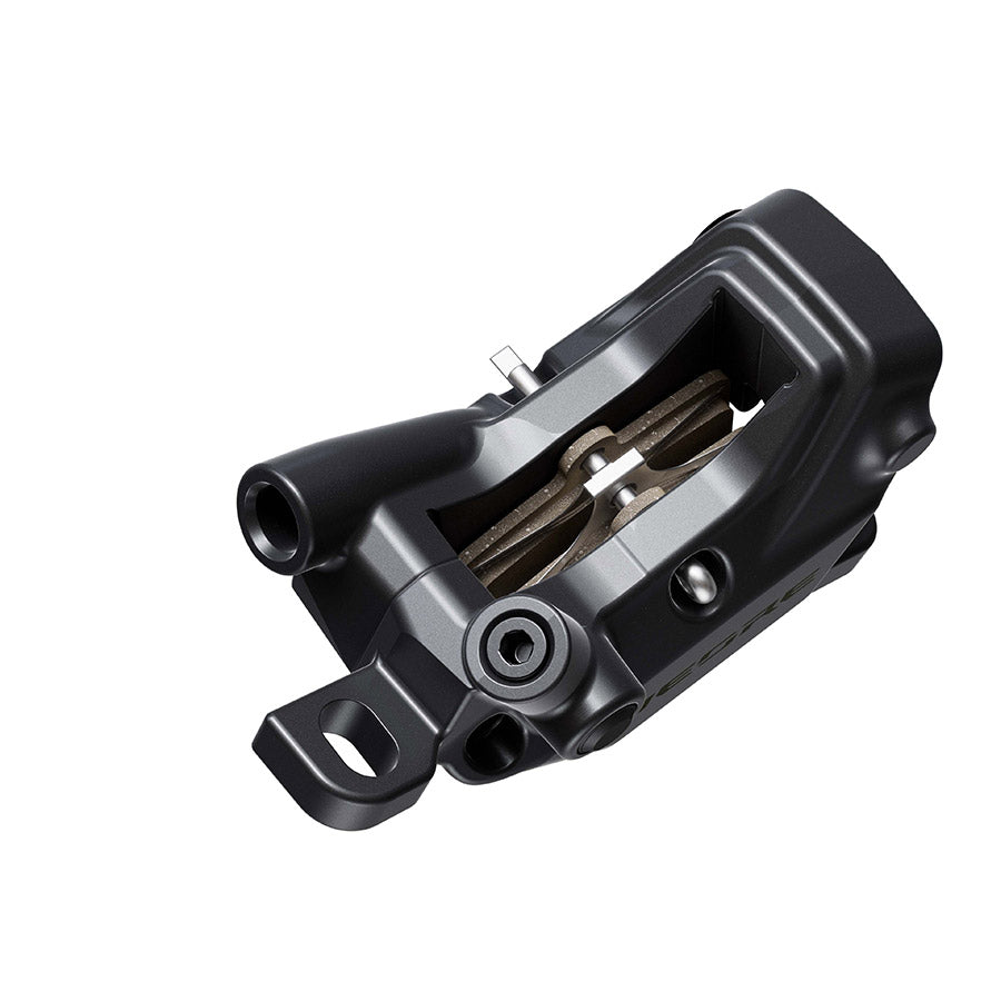 Shimano, Deore BR-M6200, MTB Hydraulic Disc Brake, Front or Rear, Post mount, Disc: 200 or 220mm (not included), Black, EBRM6220MPMX
