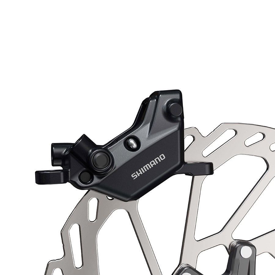 Shimano, BR-MT600, MTB Hydraulic Disc Brake, Front or Rear, Post mount, Disc: 200 or 220mm (not included), Black, EBRMT620MPRX