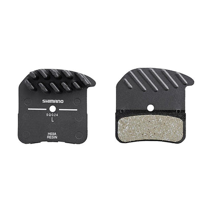 Shimano, H-Type, Disc Brake Pads, Shape: Shimano D-Type/H-Type, Resin, Pair, EBPH03ARFA