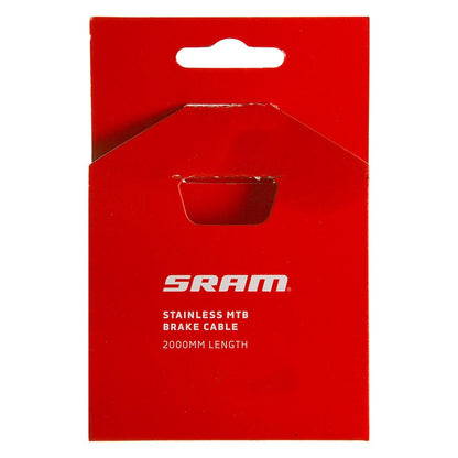 SRAM, Stainless Brake Cable, Brake Cable, 1.5mm, 2000mm, Steel