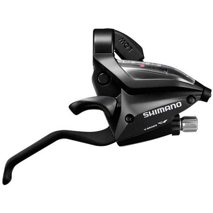 Shimano, Altus ST-EF500, Shifter-Brake Lever, Speed: 3x8, Black, Set