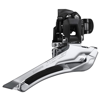 Shimano, 105 FD-R7100, Front Derailleur, 12, Swing: Down, High 28.6/31.8mm, IFDR7100BS