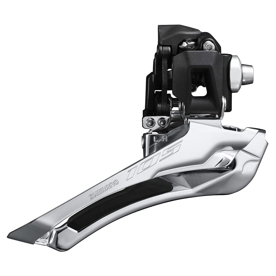 Shimano, 105 FD-R7100, Front Derailleur, 12, Swing: Down, Braze-on, IFDR7100F