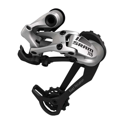 SRAM, X5, Rear derailleur, 9sp, Medium cage, silver