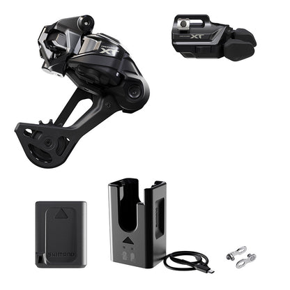 Shimano, Deore XT Di2 RD-M8250 Kit, Rear Derailleur, Speed: 12, Cage: SGS, Black, I-Spec EV, IGPM8250UPG02