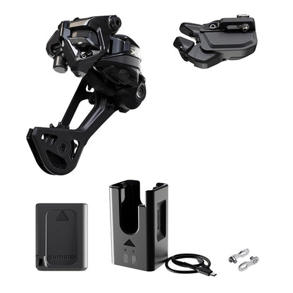 Shimano, Deore XT Di2 RD-M8250 Kit, Rear Derailleur, Speed: 12, Cage: SGS, Black, I-Spec EV, IGPM8250UPG02