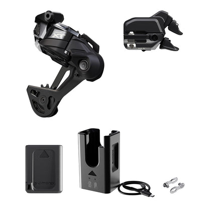 Shimano, Deore XT Di2 RD-M8250 Kit, Rear Derailleur, Speed: 12, Cage: SGS, Black, I-Spec EV, IGPM8250UPG02