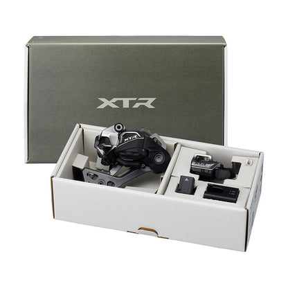 Shimano, XTR Di2 RD-M9250 Kit, Rear Derailleur, Speed: 12, Cage: SGS, Black, clamp band, IGPM9250UPG02
