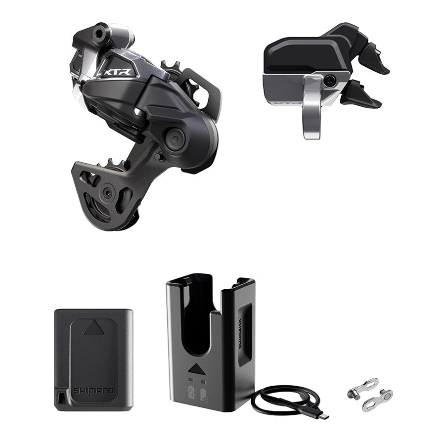Shimano, XTR Di2 RD-M9250 Kit, Rear Derailleur, Speed: 12, Cage: GS, Black, clamp band, IGPM9250UPG03