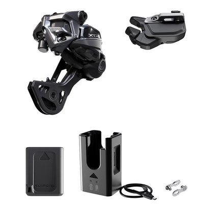 Shimano, XTR Di2 RD-M9250 Kit, Rear Derailleur, Speed: 12, Cage: GS, Black, I-Spec EV, IGPM9250UPG04