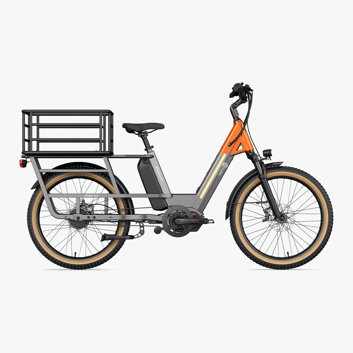 Letrigo Minivan – Gray with cargo basket