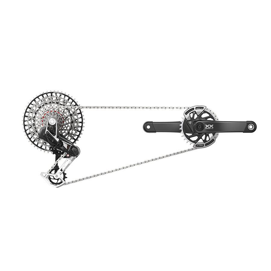 SRAM, XX T-Type Eagle Powermeter D2, Build Kit, 170mm