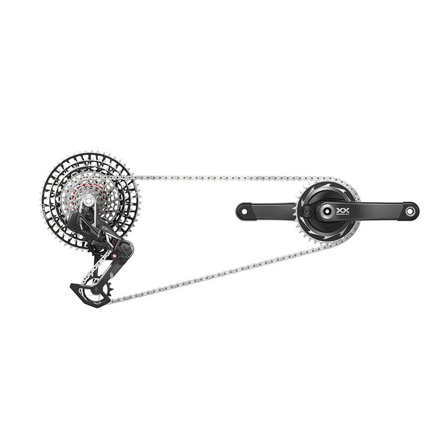 SRAM, XX SL T-Type Powermeter D2, Build Kit, 170mm