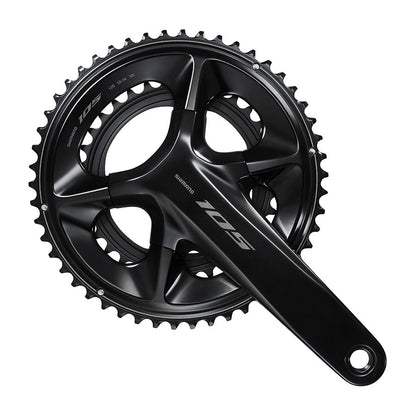 Shimano, 105 FC-R7100, Crankset, Speed: 12, Hollowtech II, 170mm, 52/36T, Black, Road Disc, IFCR7100CX26