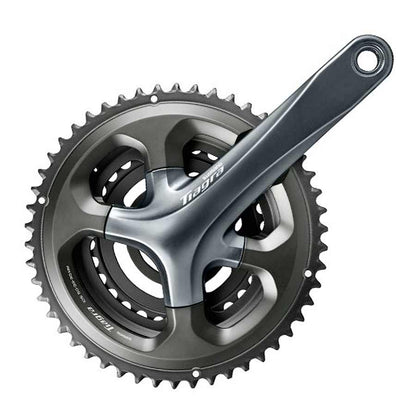 Shimano, Tiagra FC-4703, Crankset, 10 sp., 172.5mm, 30/39/50T, BCD:74/110, H2, 68mm, 45mm, Grey