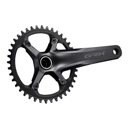 Shimano, GRX FC-RX600-1, Crankset, Speed: 11, Spindle: 24mm, BCD: 110, 40, Hollowtech II, 175mm, Black, Road Disc