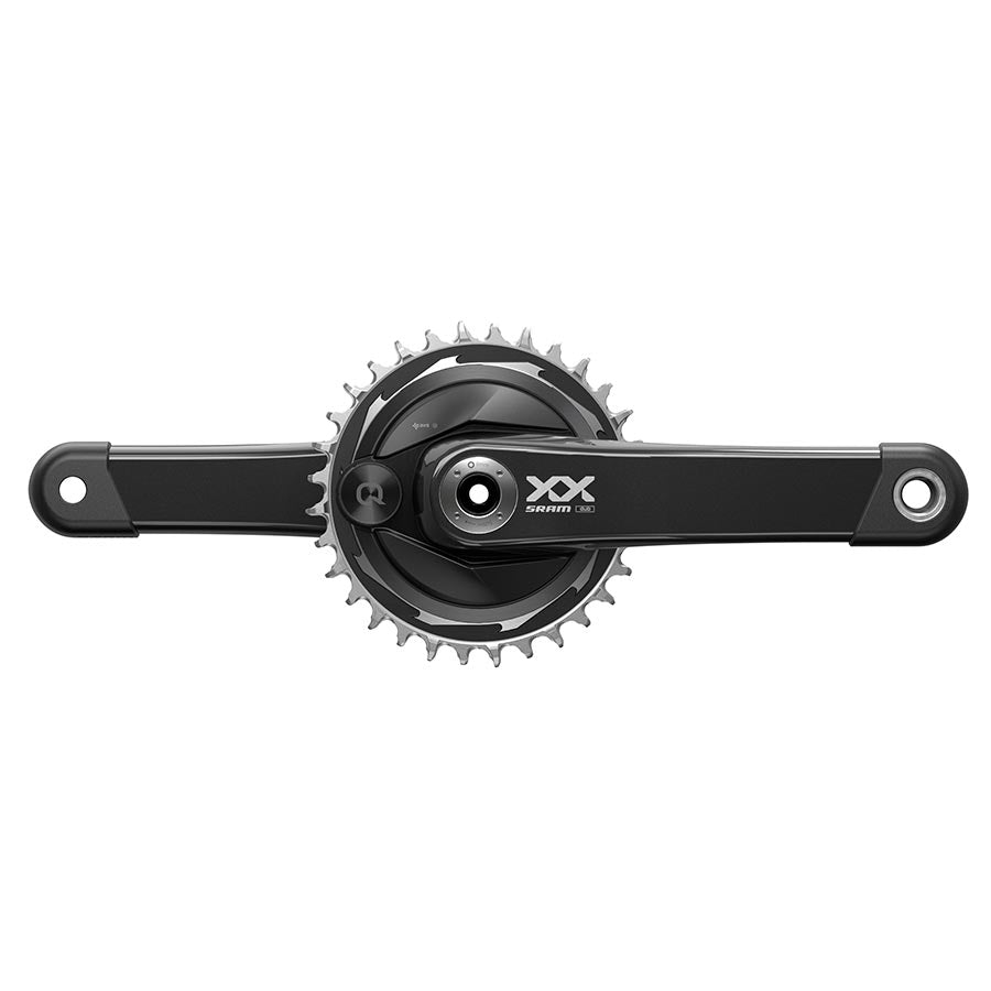 SRAM, XX T-Type Spider Power Meter, Power Meter Crankset, Speed: 12, Spindle: 28.99mm, BCD: Thread Mount, 32, DUB, 170mm, Black, Boost