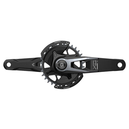 SRAM, X0 T-Type Spindle Power Meter, Power Meter Crankset, Speed: 12, Spindle: 28.99mm, BCD: Direct Mount, 32, DUB, 170mm, Black, Boost
