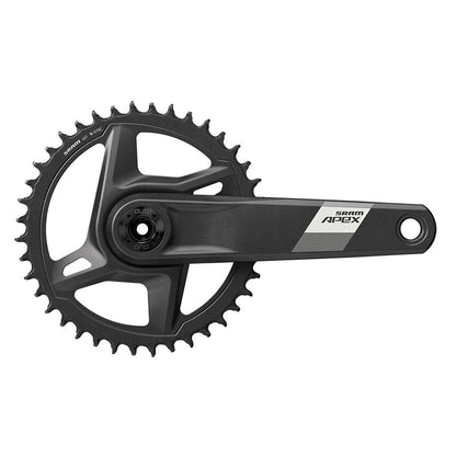 SRAM, Apex D1, Crankset, Speed: 12, Spindle: 28.99mm, BCD: Direct Mount, 42, DUB, 170mm, Black, Cannondale AI