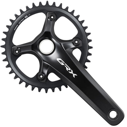 Shimano, GRX FC-RX820-1, Crankset, Speed: 12, Spindle: 24mm, BCD: 110, 40, Hollowtech II, 172.5mm, Black, Road Disc