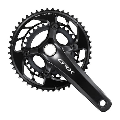 Shimano, GRX FC-RX820-2, Crankset, Speed: 12, Spindle: 24mm, BCD: 80/110, 31/48, Hollowtech II, 172.5mm, Black, Road Disc