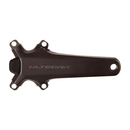 Shimano, Ultegra FC-R8100-P, Power Meter Crankset, Speed: 12, Spindle: 24mm, BCD: 110, No Chainring, Hollowtech II, 172.5mm, Black, Road Disc, IFCR8100PDXXF