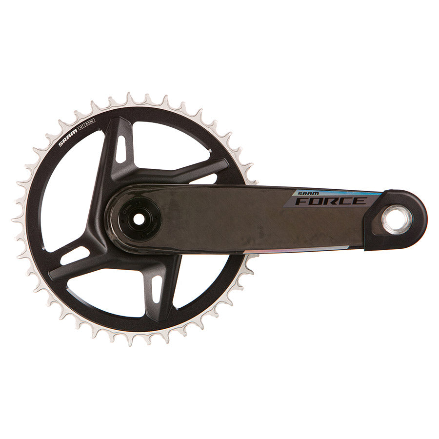 SRAM, Force 1x XPLR E1, Crankset, Speed: 12/13, Spindle: 28.99mm, BCD: Direct Mount SRAM 8 Bolt, 42, DUB, 165mm, Black, Road