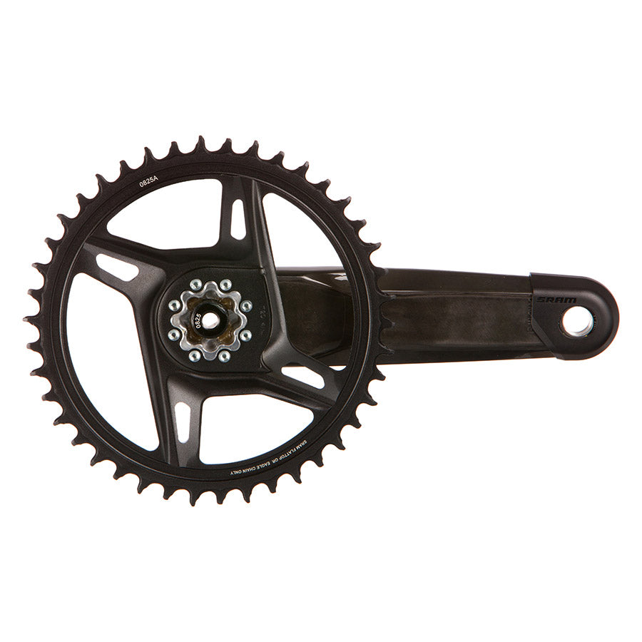 SRAM, Force 1x XPLR E1, Crankset, Speed: 12/13, Spindle: 28.99mm, BCD: Direct Mount SRAM 8 Bolt, 42, DUB, 172.5mm, Black, Road