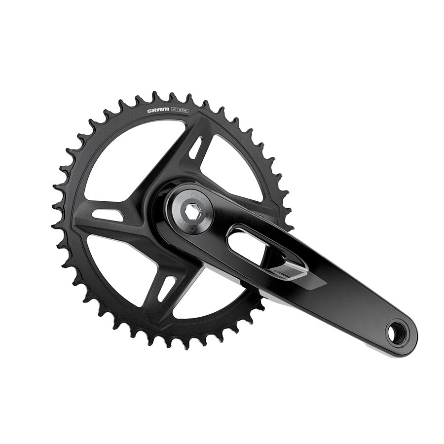 SRAM, Rival 1x XPLR E1, Crankset, Speed: 12/13, Spindle: 28.99mm, BCD: Direct Mount SRAM 8 Bolt, 42, DUB, 165mm, Black, Road